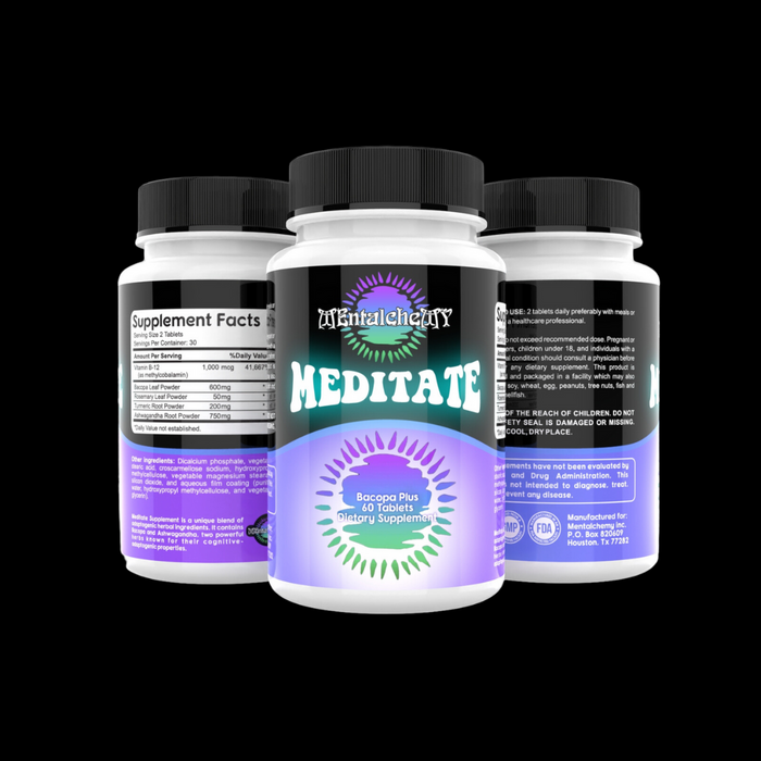 Meditate Stress Reliever Mental Clarity Supplements