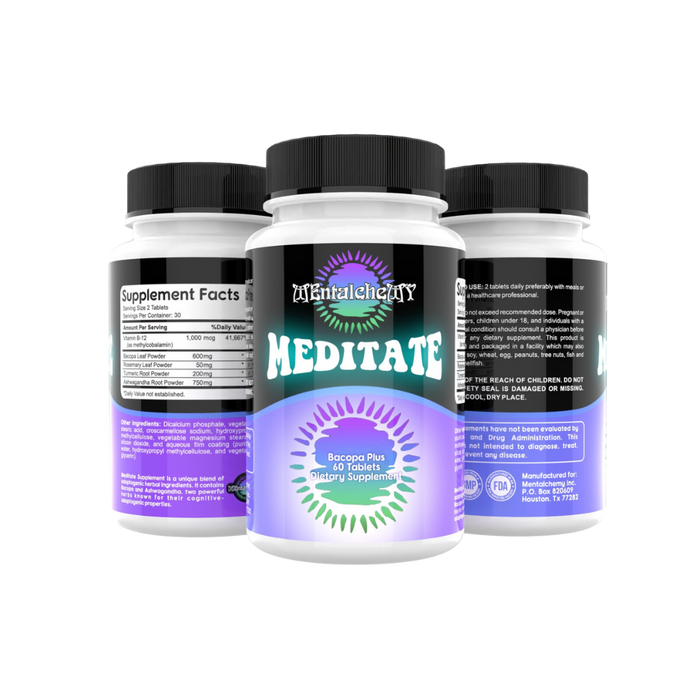 Meditate Stress Reliever Mental Clarity Supplements