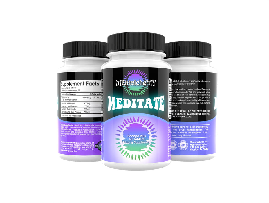 Meditate Stress Reliever Mental Clarity Supplements