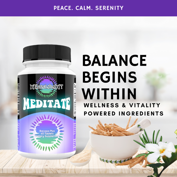 Meditate Stress Reliever Mental Clarity Supplements